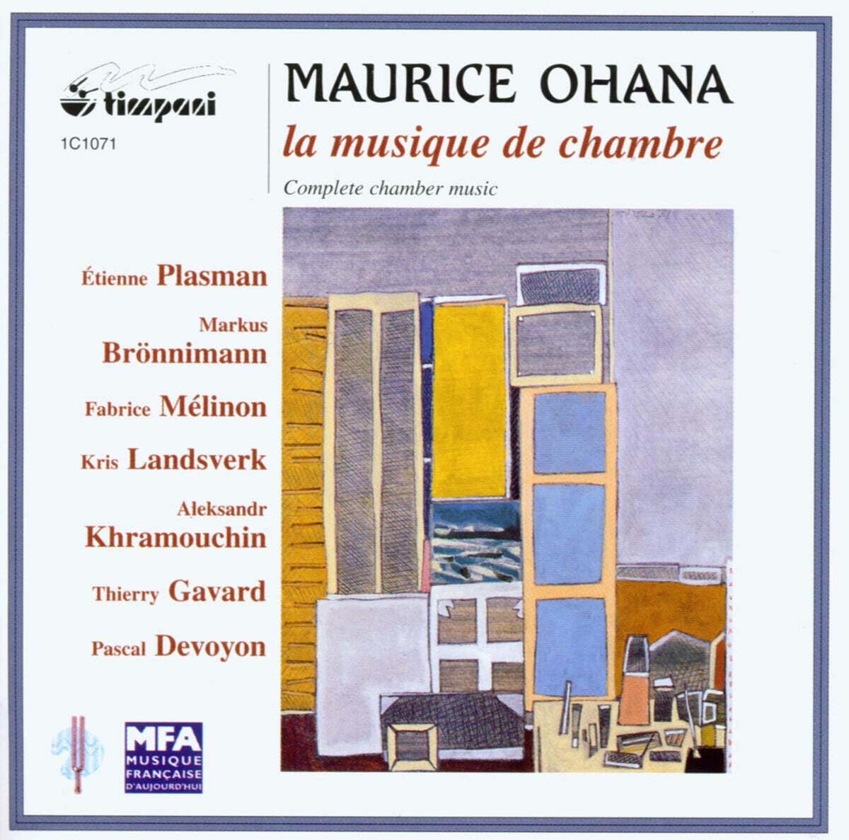 Pascal Devoyon 오하나: 실내악 작품집 (Maurice Ohana : Chamber Music)