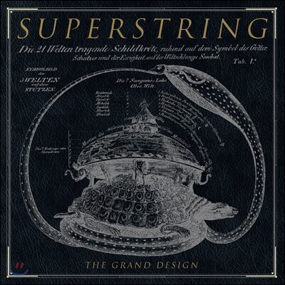 김상만,강해진,김윤태,이한주 — 수퍼스트링 (Super String) - 1집 The Grand Design 앨범 커버
