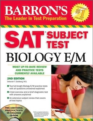 Barron's SAT Subject Test Biology E/M 2010 with CD-ROM