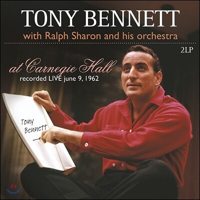 Tony Bennett — At Carnegie Hall (1962년 6월 카네기 홀 라이브) 앨범 커버