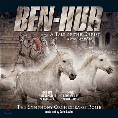 Carlo Savina, The Symphony Orchestra of Rome — 벤허: 그리스도의 이야기 영화음악 (Ben-Hur: A Tale Of The Christ OST) 앨범 커버