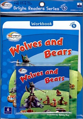 Bright Readers Level 5-10 : Wolves and Bears (Paperback & CD Set)