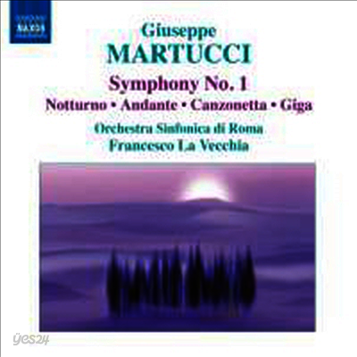 마르투치 : 교향곡 1번, 지가, 칸초네타, 야상곡 1번 & 안단테 (Martucci : Symphony No.1 in D minor, Op.75 )(CD) - Francesco La Vecchia