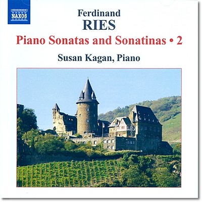 Susan Kagan 丣𳭵 : ǾƳ ҳŸ ҳƼ 2 (Ferdinand Ries: Piano Sonatas and Sonatinas Vol.2 - Sonata Op.1 Nos.1-2, Sonatina Op.5 Nos.1-2)  ī