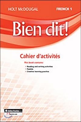Cahier d'Activités Student Edition Levels 1a/1b/1