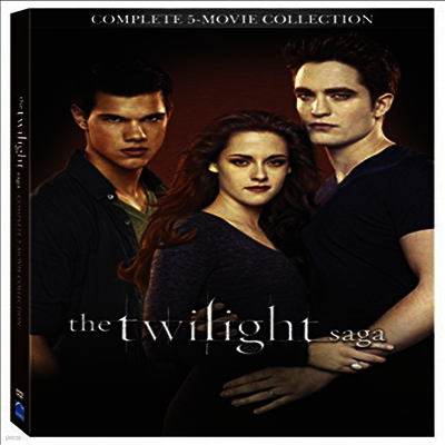 Twilight Saga: Complete 5-Movie Collection (트와일라잇 컬렉션)(지역코드1)(한글무자막)(DVD)