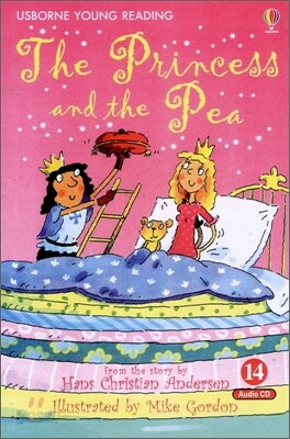 Usborne Young Reading Audio Set Level 1-14 : The Princess and the Pea (Book & CD)