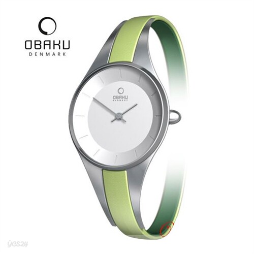 오바쿠(OBAKU) 여성시계 (V110LCIRE/가죽밴드)