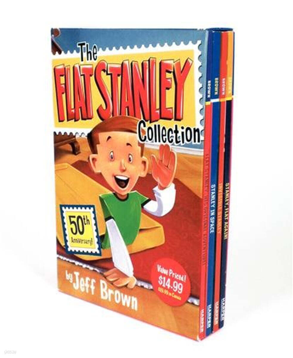 The Flat Stanley Collection Box Set: Flat Stanley, Invisible Stanley, Stanley in Space, and Stanley, Flat Again!