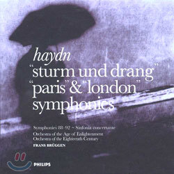 Haydn : "Sturm Und Drang""Paris & London" Symphonies : Frans Bruggen