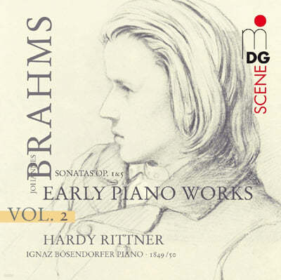 Hardy Rittner : ʱ ǾƳ ҳŸ 2 (Brahms: Early Piano Works Vol. 2)