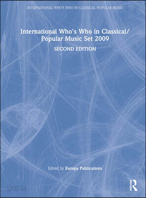 International Who's Who in Classical/Popular Music Set 2009