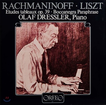 Olaf Dressler — Olaf Dressler 라흐마니노프: 회화적 연습곡 / 리스트: 보카네그라 레미니상스 (Liszt / Rachmaninoff) 올라프 드레슬러 앨범 커버