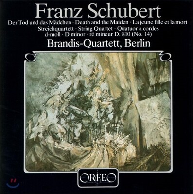 Brandis-Quartett 슈베르트: 현악 사중주 14번 '죽음과 소녀' (Schubert: String Quartet No. 14 in D minor, D810 'Death and the Maiden') 브란디스 콰르텟 [LP]
