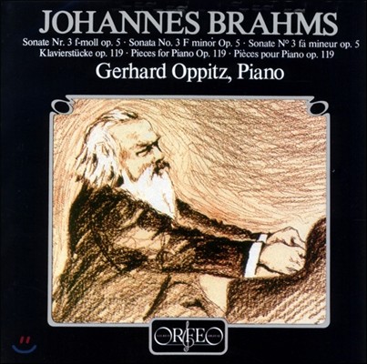 Gerhard Oppitz : ǾƳ ǰ - ҳŸ 3, 4 ǰ (Brahms: Piano Sonatas Op.5, 4 Piano Pieces Op.119) [LP]