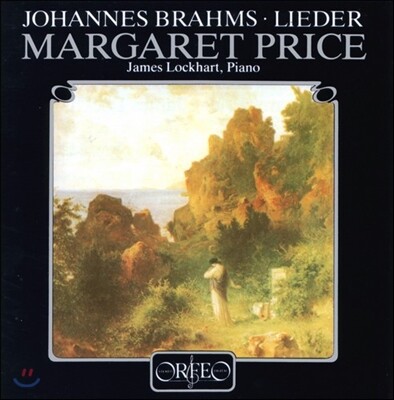 Margaret Price, James Lockhart — Margaret Price 브람스: 가곡집 (Brahms: Lieder) 마가렛 프라이스 앨범 커버