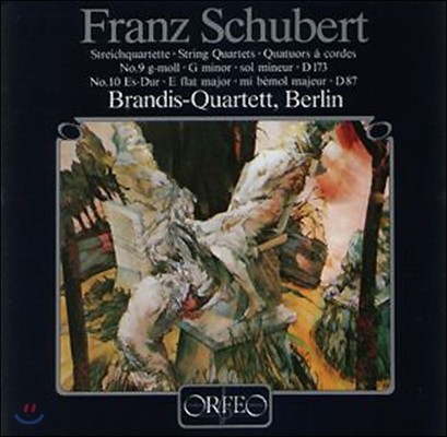 Brandis-Quartett Ʈ:   9, 10 (Schubert: String Quartets Op.Posth.125-1 D.87 & D.173)  ⸣ [LP]