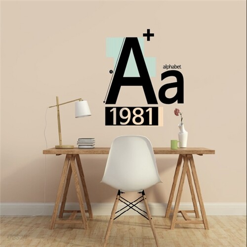 [포인트스티커] KR-1102 알파벳A,모던스타일,싱글남 인테리어, 수능만점예감 스티커 - YES24