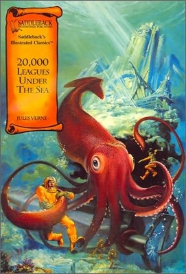 Saddleback Illustrated Classics Level 3 : 20,000 Leagues Under the Sea (Book & CD Set)