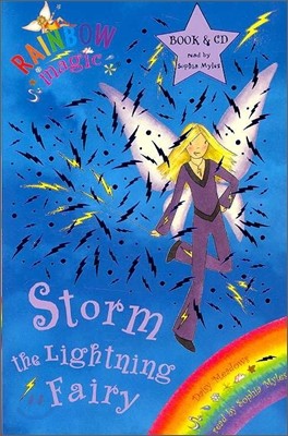 Rainbow Magic : Storm the Lightning Fairy (Book & CD)