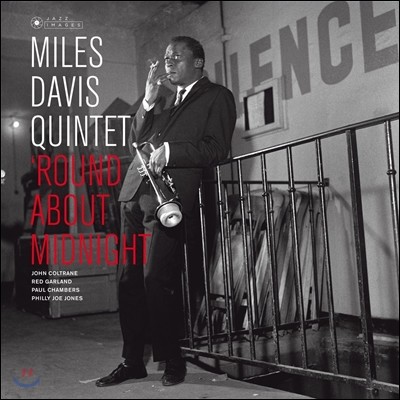 Red Garland,John Coltrane,Miles Davis,Paul Chambers,Philly Joe Jones — Miles Davis Quintet (마일즈 데이비스 퀸텟) - 'Round About Midnight 앨범 커버