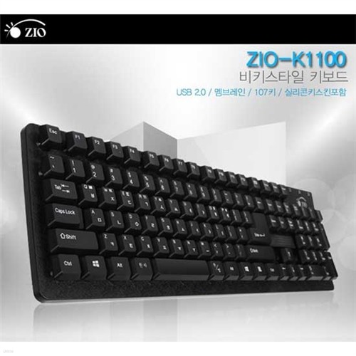 [ZIO]  ZIO-K1100 USB Ű / ŰŲ  / 극 / 107Ű / ŰŸ