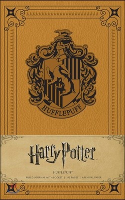 Harry Potter: Hufflepuff Hardcover Ruled Journal