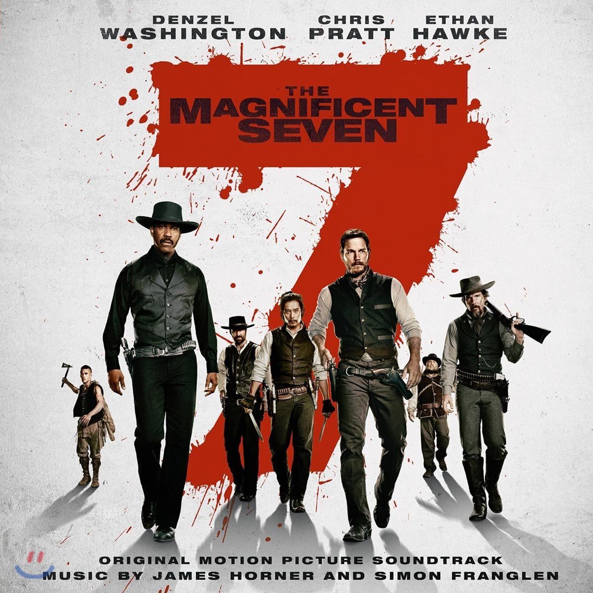 매그니피센트 7 영화음악 (The Magnificent Seven OST) [레드 컬러 2LP]
