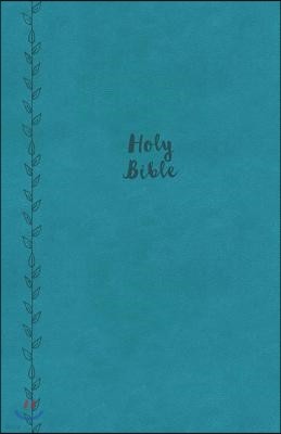 KJV, Value Thinline Bible, Compact, Imitation Leather, Blue, Red Letter Edition