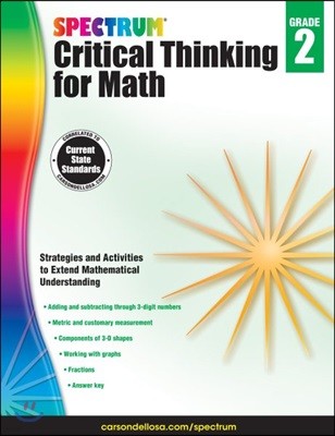 Spectrum Critical Thinking for Math, Grade 2