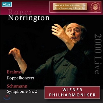 Roger Norrington 슈만: 교향곡 2번 / 브람스: 이중 협주곡 (Brahms: Double Concerto Op.92 / Shumann: Symphony Op.61) 빈 필하모닉, 로저 노링턴