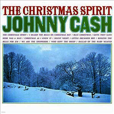 Johnny Cash — The Christmas Spirit (Reissue) 앨범 커버