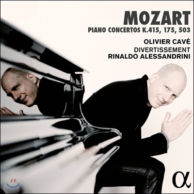 Olivier Cave / Rinaldo Alessandrini 모차르트: 피아노 협주곡 5번, 13번, 25번 (Mozart: Piano Concerto K415, 175, 503) 올리비에 카베, 리날도 알레산드리니
