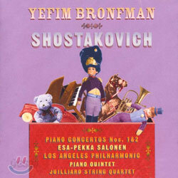 Shostakovich : Piano Concerto No.1 & 2ㆍPiano Quintet : BronfmanㆍLA PhilharmonicㆍSalonenㆍJuilliad