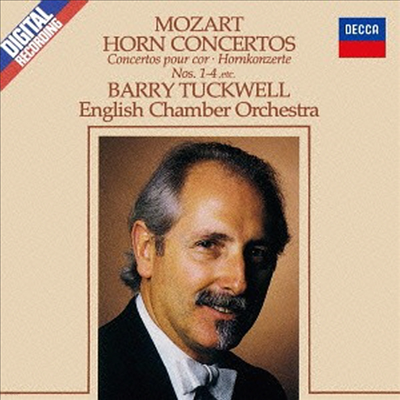 모차르트: 호른 협주곡 1-4번, 론도, 프래그먼트 (Mozart: Horn Concerto No.1-4, Rondo K.371 & Fragments) (Ltd. Ed)(일본반)(CD) - Barry Tuckwell