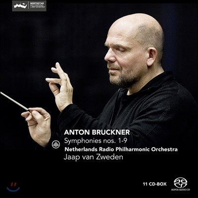 Jaap van Zweden 브루크너: 교향곡 1-9번 전곡집 (Bruckner: Symphonies 1-9) 네덜란드 라디오 필하모닉 오케스트라, 야프 판 츠베덴
