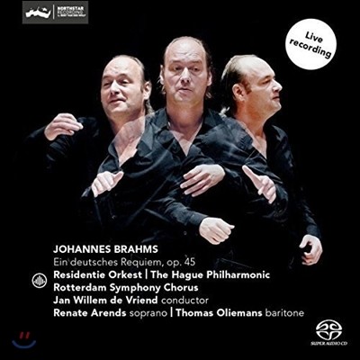 Jan Willem de Vriend 브람스: 독일 레퀴엠 (Brahms: Ein Deutsches Requiem Op. 45) 헤이그 필하모닉, 얀 빌렘 데 브린트