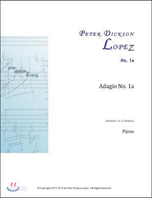 Adagio No. 1: No. 1a (Piano)