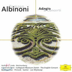 Albinoni : Adagio & Concerti : BaumgartnerPinnockSacherWijnkoop etc