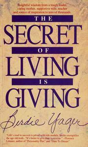 삶의 비밀을 주는것(The secret of living is giving )