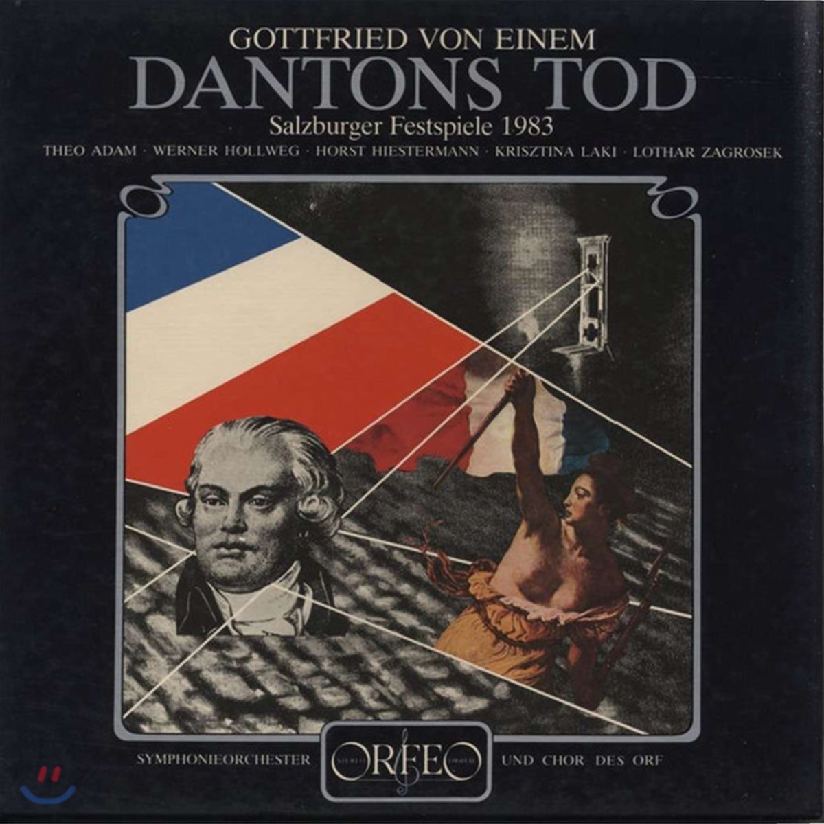 Theo Adam / Lothar Zagrosek 고트프리트 폰 아이넴: 당통의 죽음 (Gottfried von Einem: Dantons Tod) [2LP]