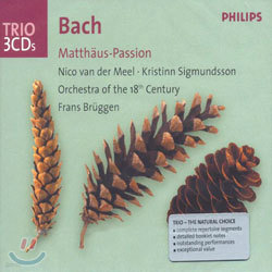 Bach : St Matthew Passion : Van Der MeelSigmundssonOrchestra Of The 18th CenturyBruggen