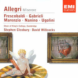 Allegri : Miserere, etc. : CleoburyㆍWillcocks