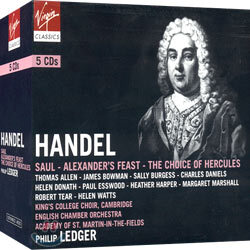 Philip Ledger 헨델: 사울ㆍ알렉산더의 축제ㆍ헤라클레스의 선택 (Handel : SaulㆍAlexander's FeastㆍThe Choice Of Hercules)