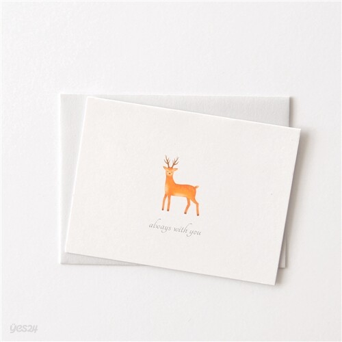 모노라이크 윈터데이 미니카드 - DEER