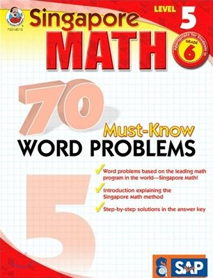 70 Must-Know Word Problems, Grade 6