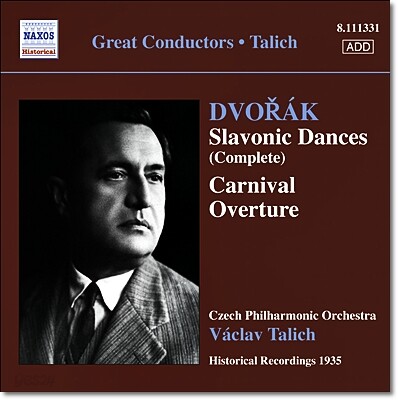 Vaclav Talich 드보르작: 슬라브춤곡, 카니발서곡 (Dvorak : Slavonic Dances, Carnival Overture)