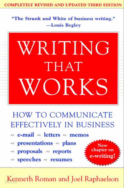 Writing That Works, 3e