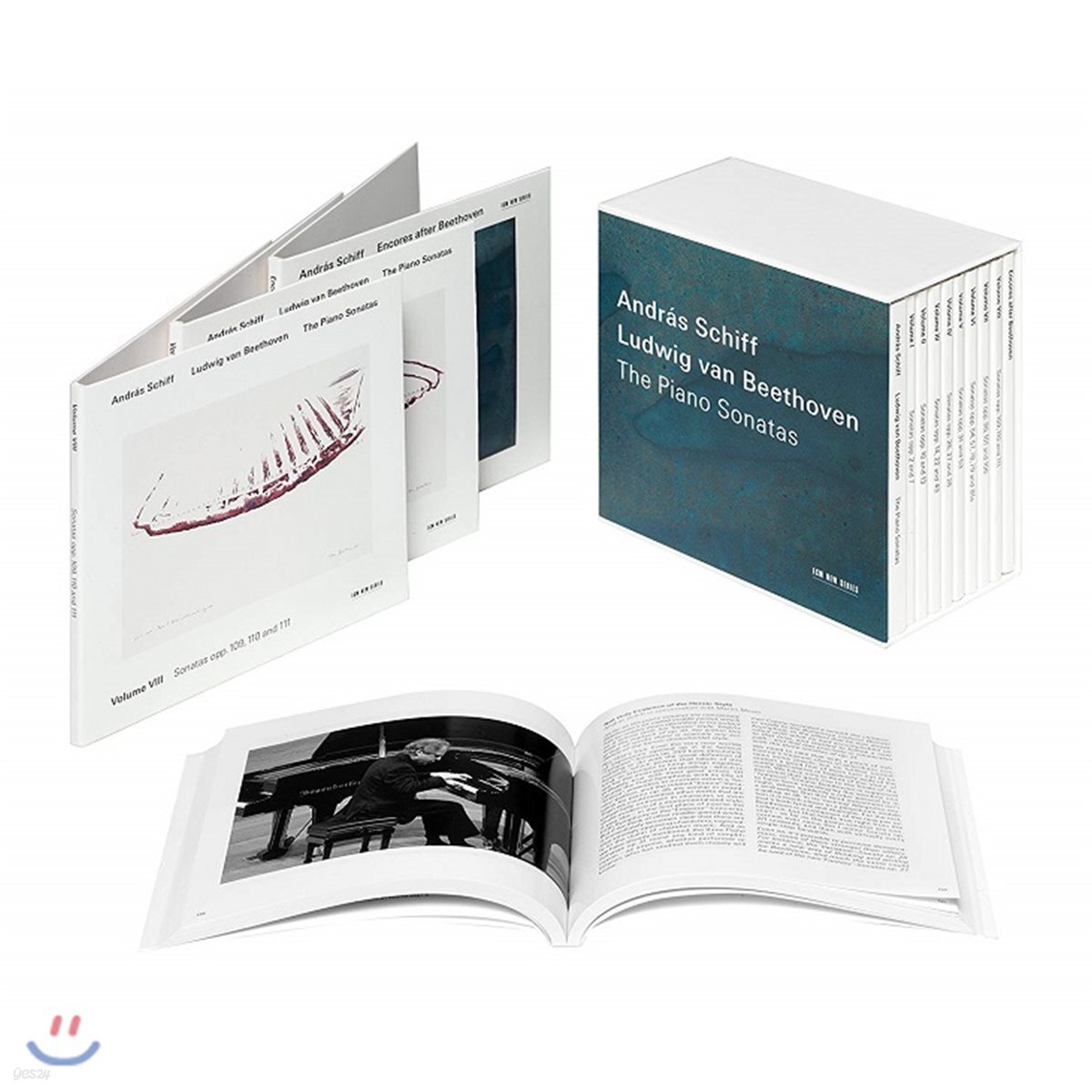 Andras Schiff 베토벤: 피아노 소나타 전곡집 - 안드라스 쉬프 (Beethoven: Complete Piano Sonatas)[11CD 박스세트]