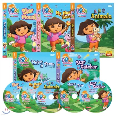 [DVD] DORA the EXPLORER 도라익스플로러 2집 5종세트